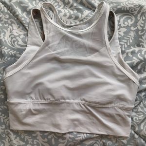 Lululemon white sports bra